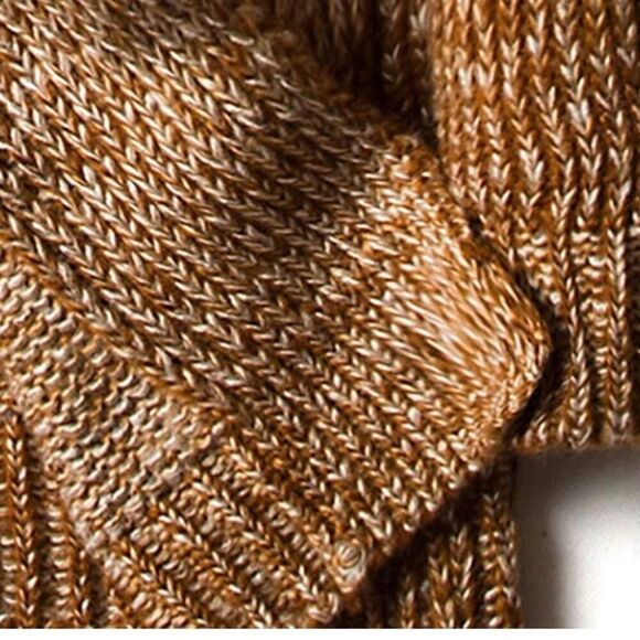 Men's Casual Loose Horn Button Up Mid Long Hooded - Picture 6 of 16